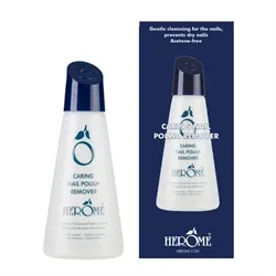 Caring Polish Remover, Neglelakfjerner, Acetonefri, Herôme